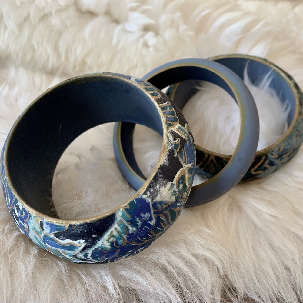 Handmade Bangle Set… “Rhythm and Blues”